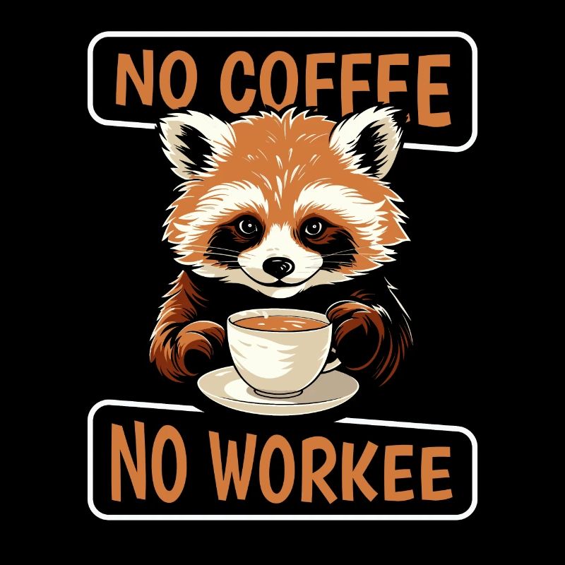 Café Café Panda roux Pas de café pas de Workee