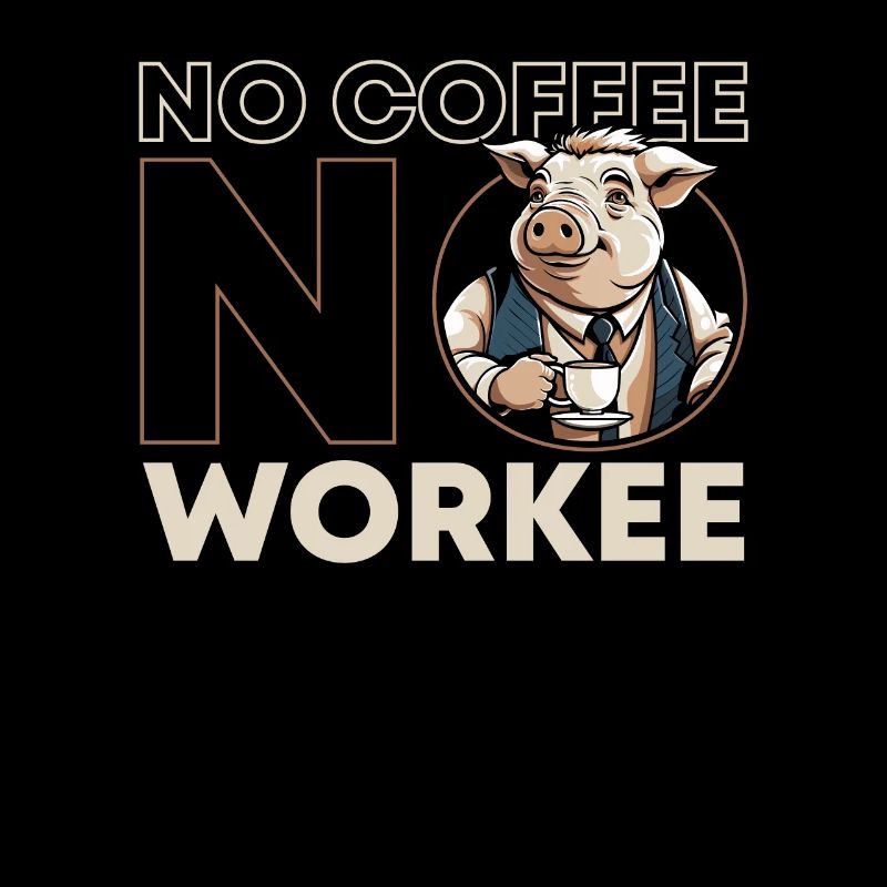 Café Café Cochon Pas De Café Pas de Workee
