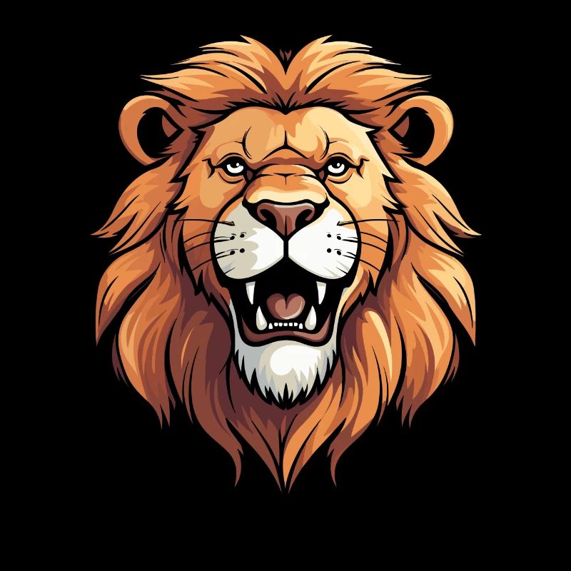 Lion Smiling