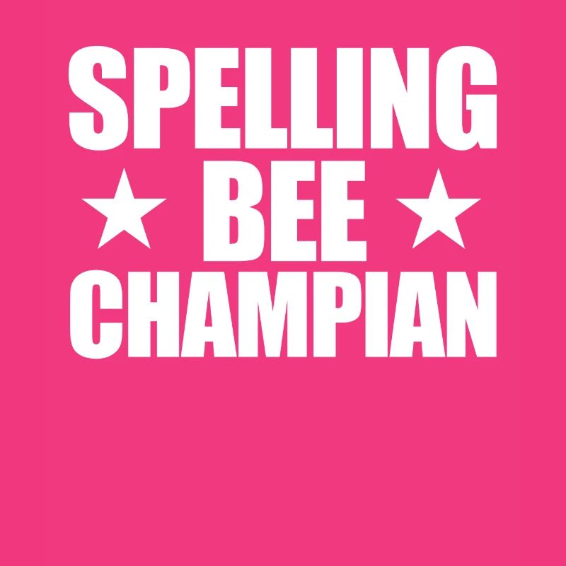 Spelling Bee Champian Misplaced Funny Sc