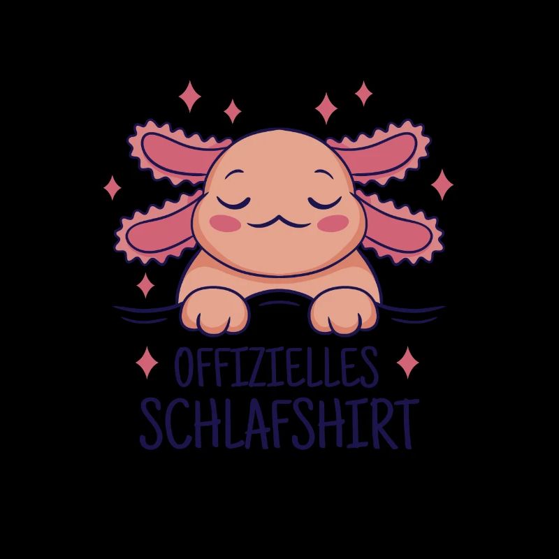 Drôle d’axolotl endormi