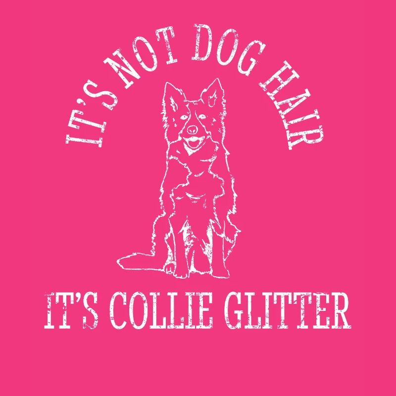 Conception unique de border collie pour