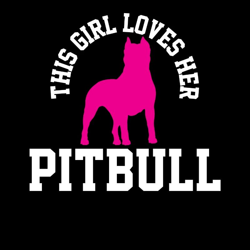 Collection de conception d’œuvres d’art uniques Pitbull Girl