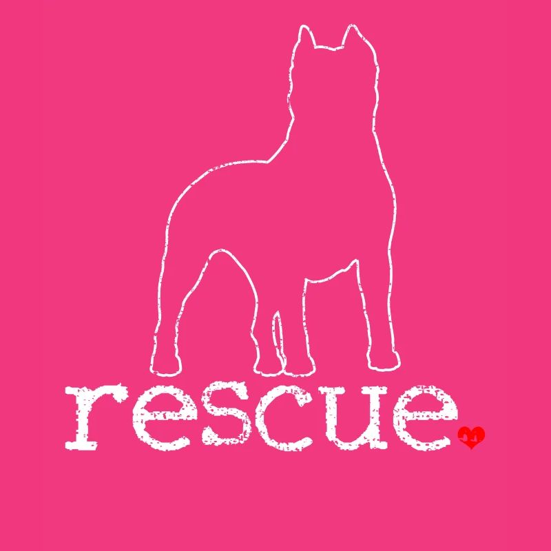 Conception d’illustration unique par Pitbull Rescue