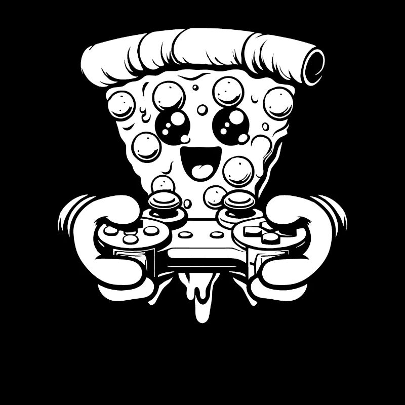 Gamer Gaming Pizza Gaming Controller