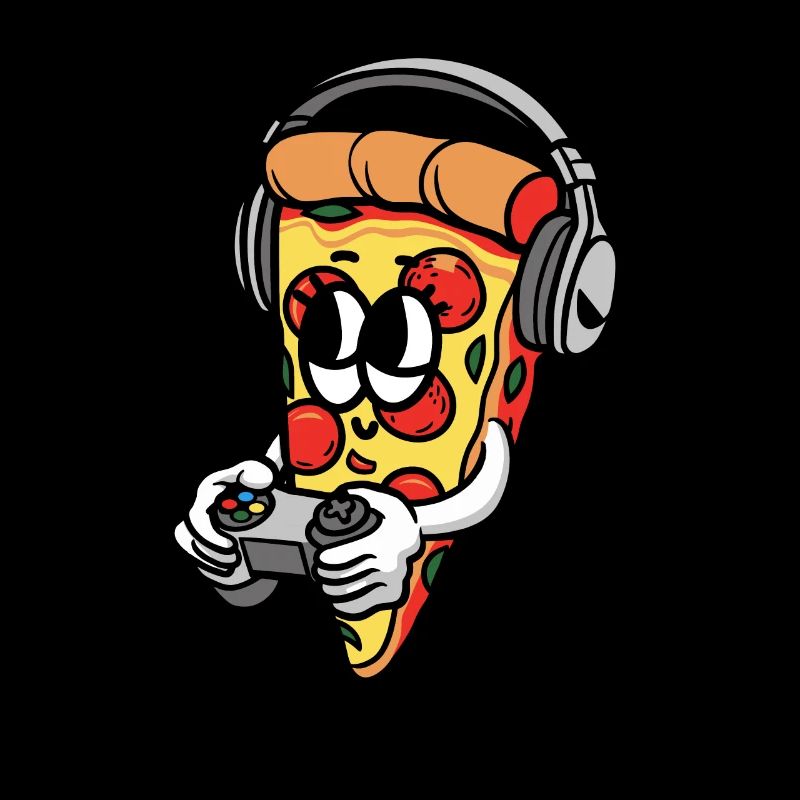 Gamer Gaming Pizza Gaming Controller