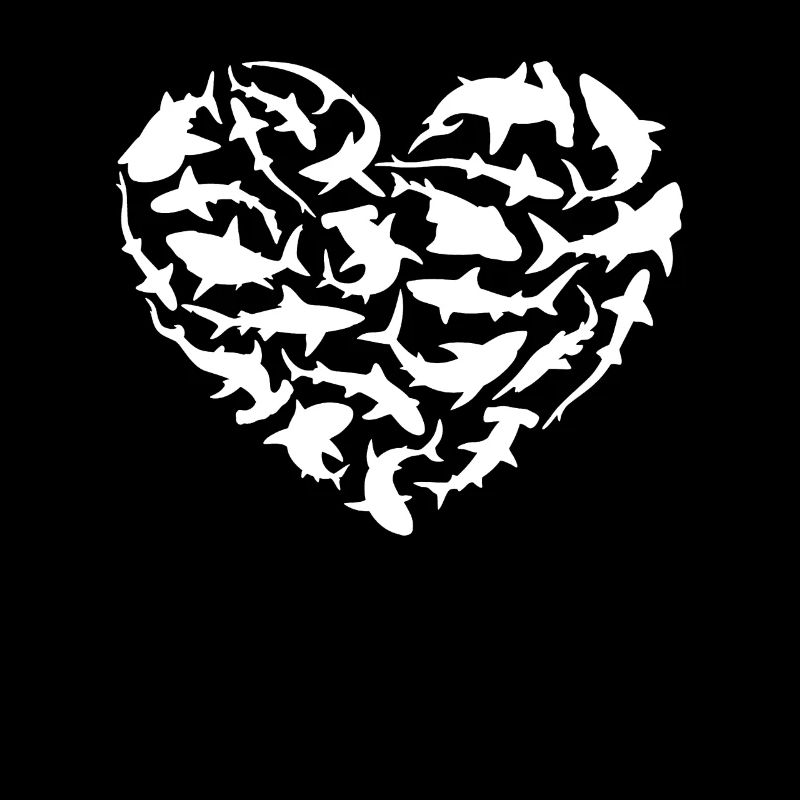 Cœur de requin J’aime les requins, Requin