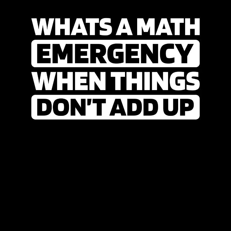 Mathe Mathematik Math Jeu de mots amusant