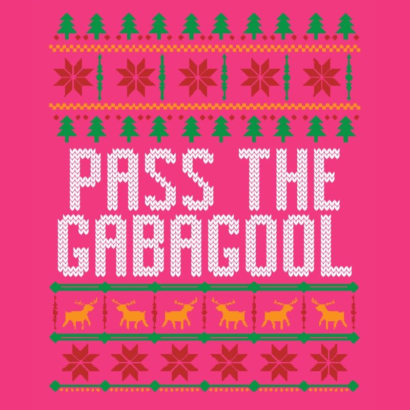 Übergeben Sie den Gabagool-Weihnachtspullover Gaba