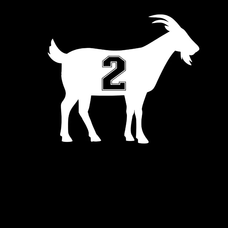 Ziege 2 G.O.A.T. Nummer zwei Ziege