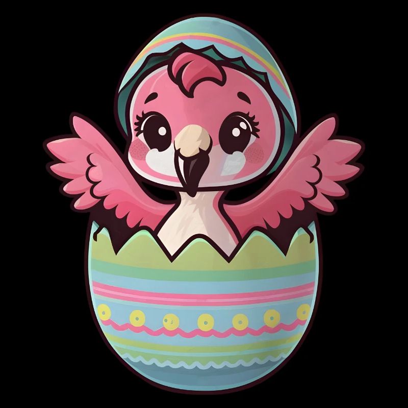 Éclosion d’oiseau de Pâques Joyeuses Pâques