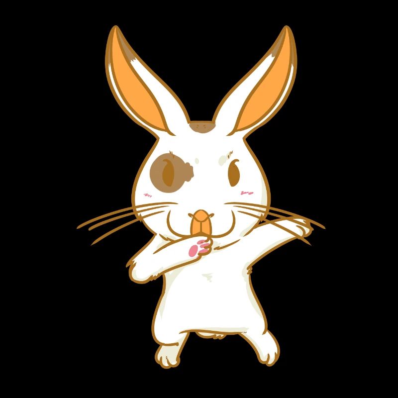 Rabbit - karate - fighting hare - dancing hare
