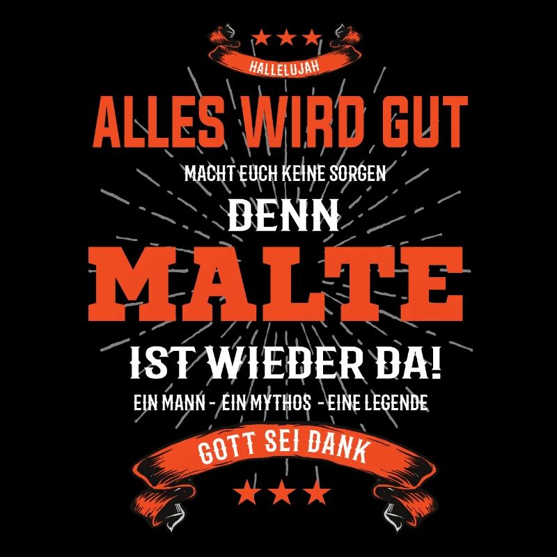 Alles wird gut denn Malte Ist da Outfit