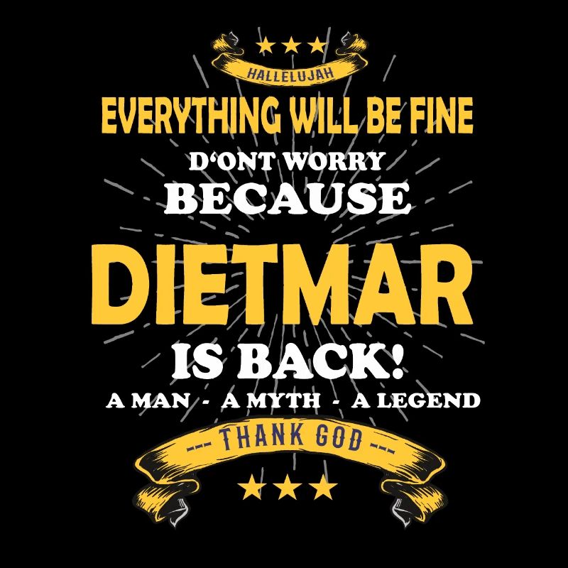 Alles wird gut denn Dietmar Ist da Outfit