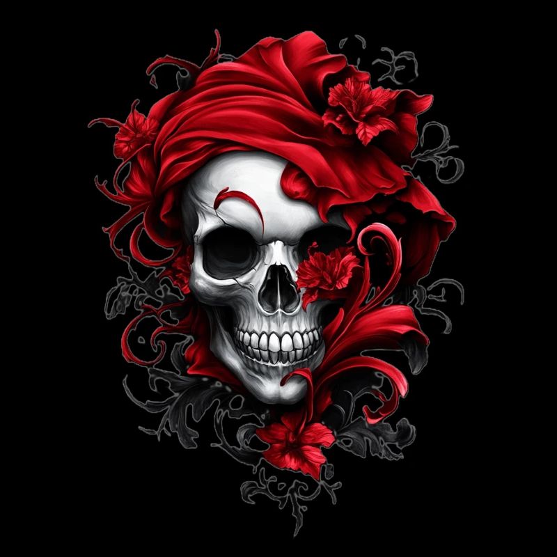 Stylish skull