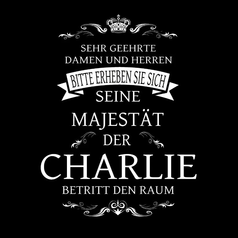 Sa Majesté le Charlie entre dans la pièce