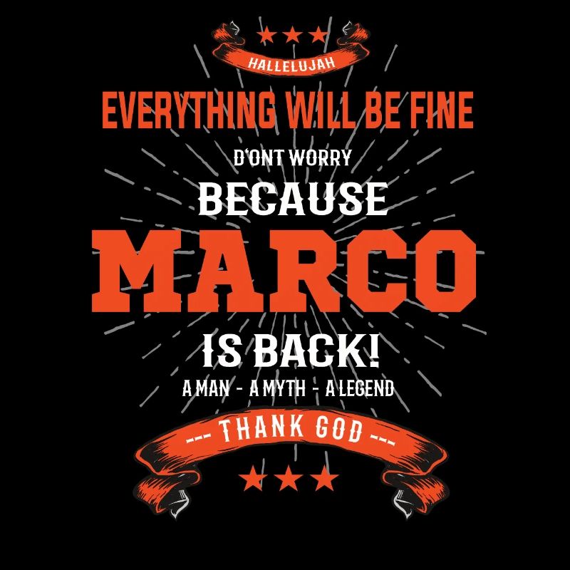 Everything will be fine Marco Is back