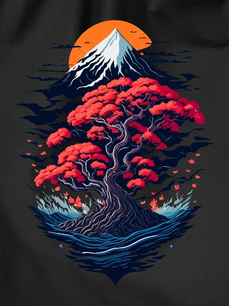 Beautiful bonsai tree scenery