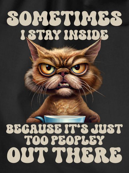 Cat Funny Saying
