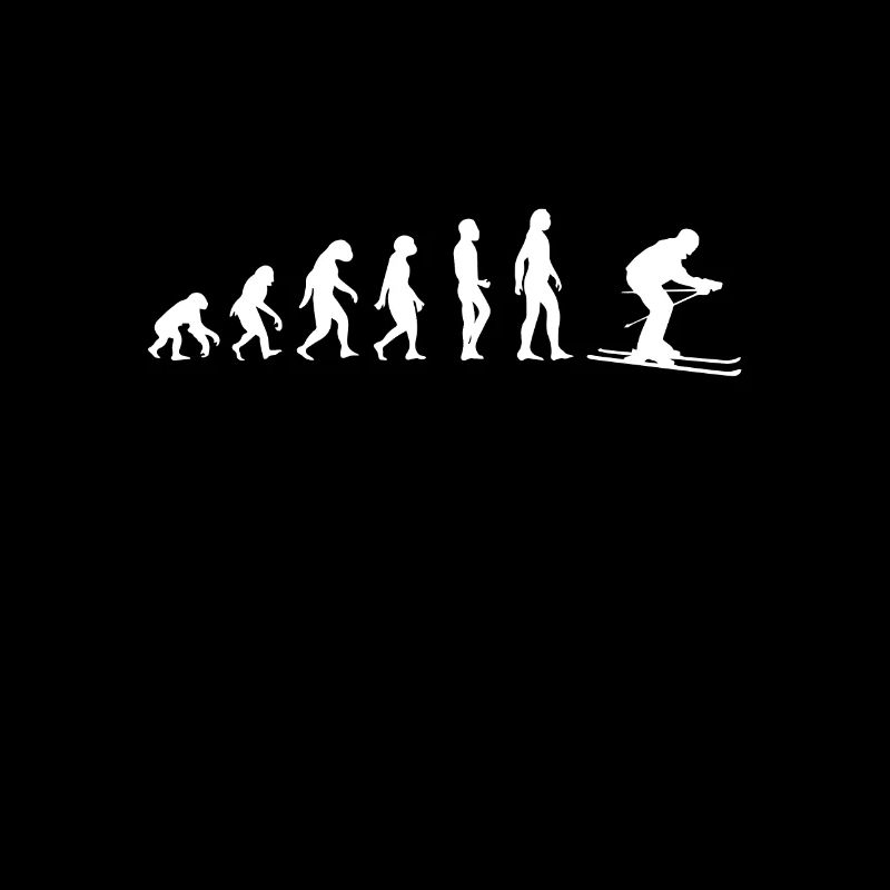 Evolution Skifahrer