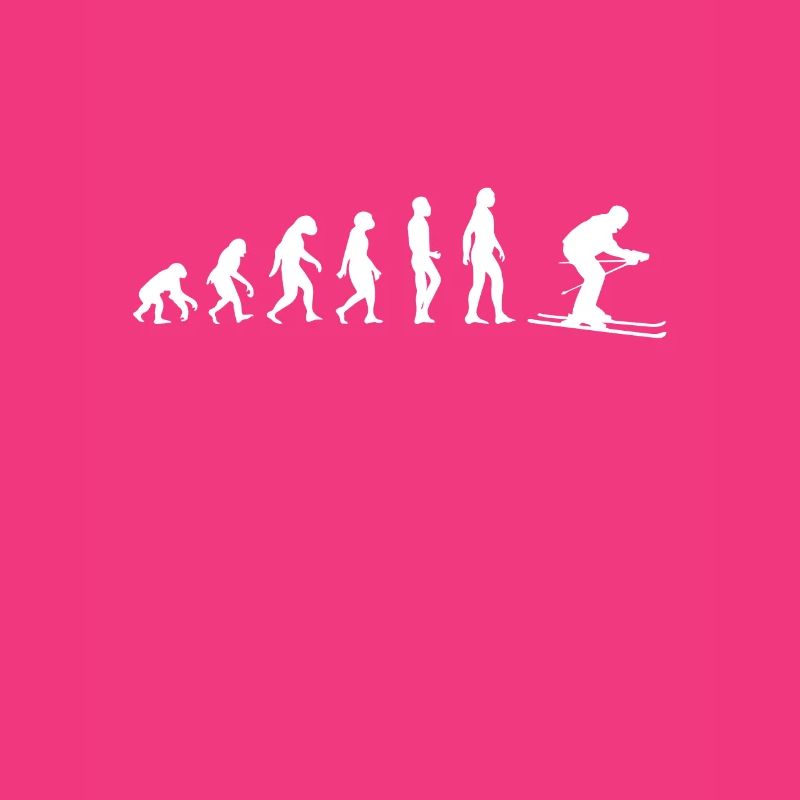 Evolution Skifahrer