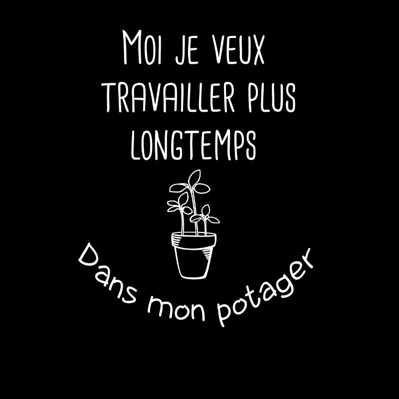 Je veux travailler plus longtemps dans mon potager