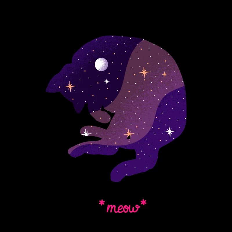 Cosmic Sleeping Cat