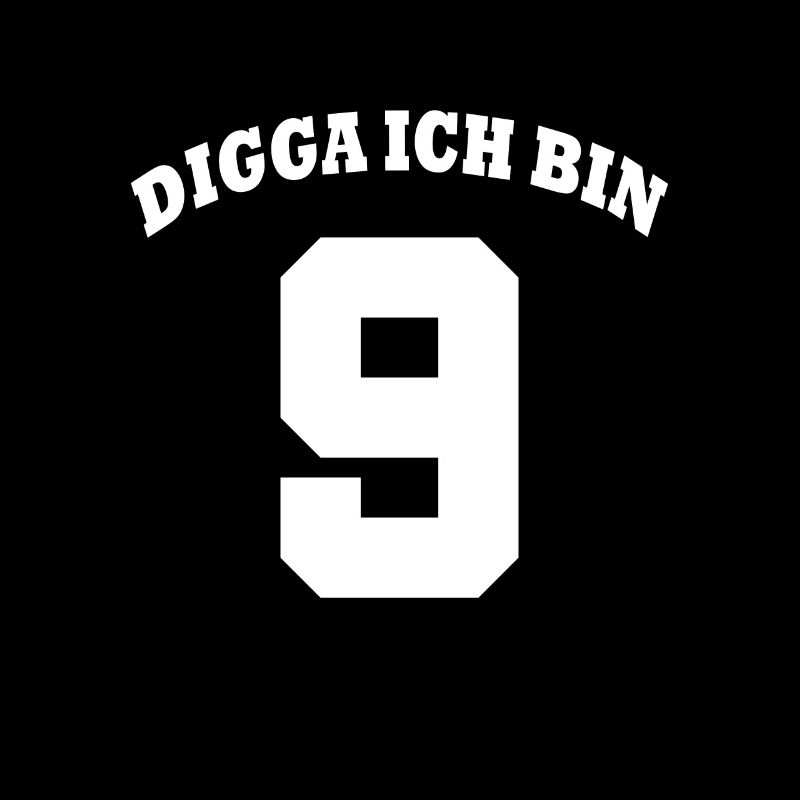 9 Jahre Geburtstag Kinder - Digga ich bin 9