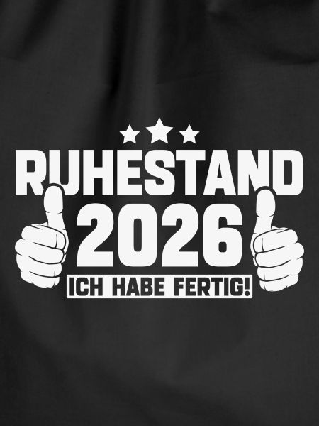 Retirement 2026 I'm done