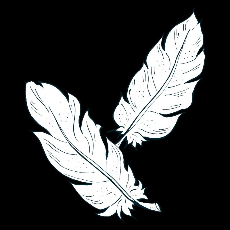 White feathers