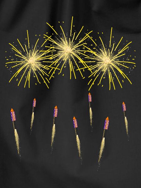 Fireworks and rockets
