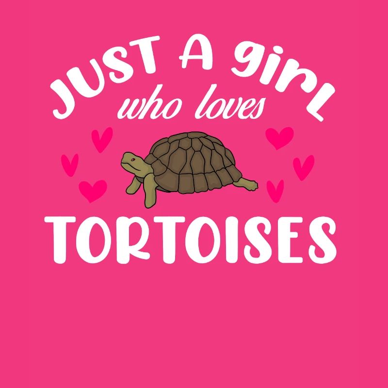 Nur ein Mädchen, das die Schildkröte liebt