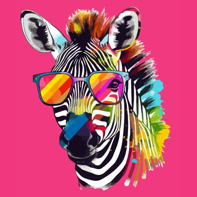 Zeb, das bebrillte Zebra