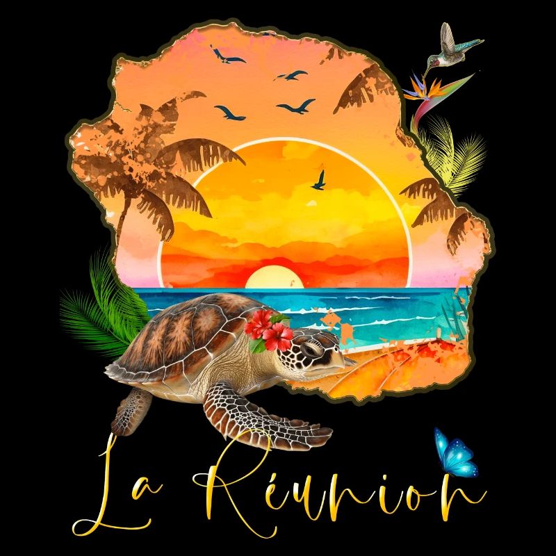 Heavenly sunset in La Eéunion