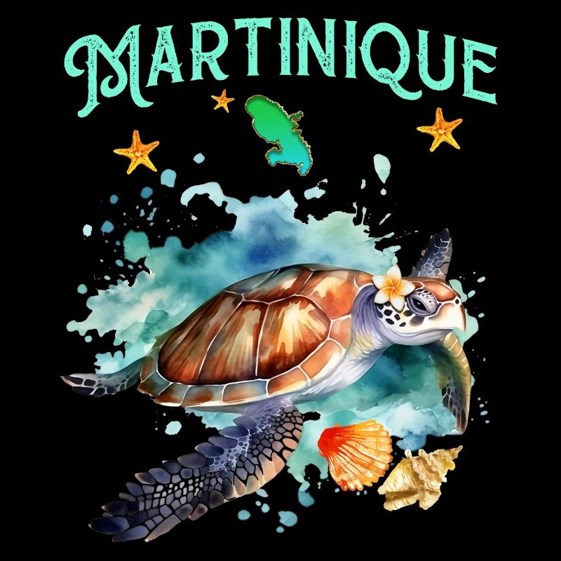 Martinique Turtle Beaches Shellfish West Indies