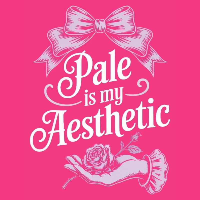 Pale Aesthetic Script with Bow