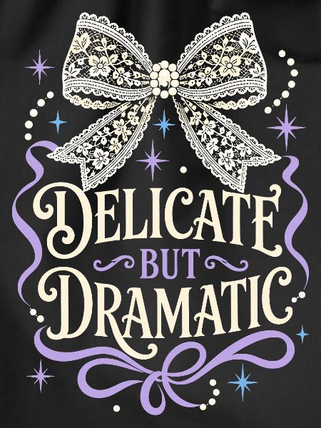 Delicate But Dramatic Bow
