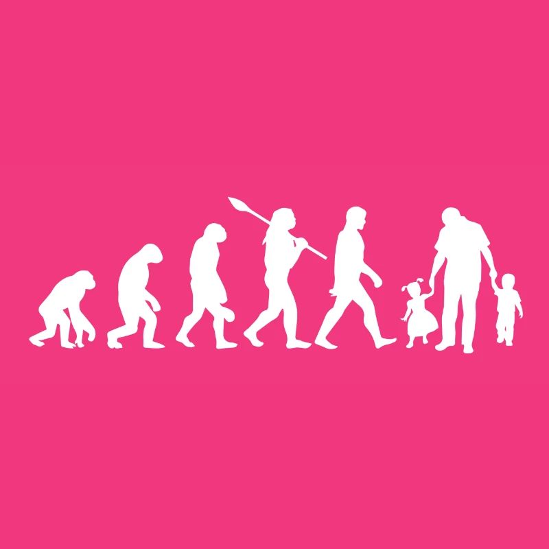 Papa Evolution Kinder Geschenk