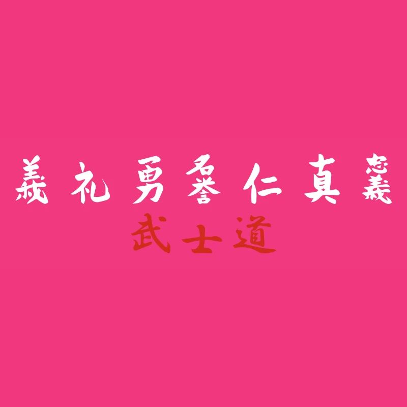 7 Tugenden eines Samurai MMA Samurai Geschenk