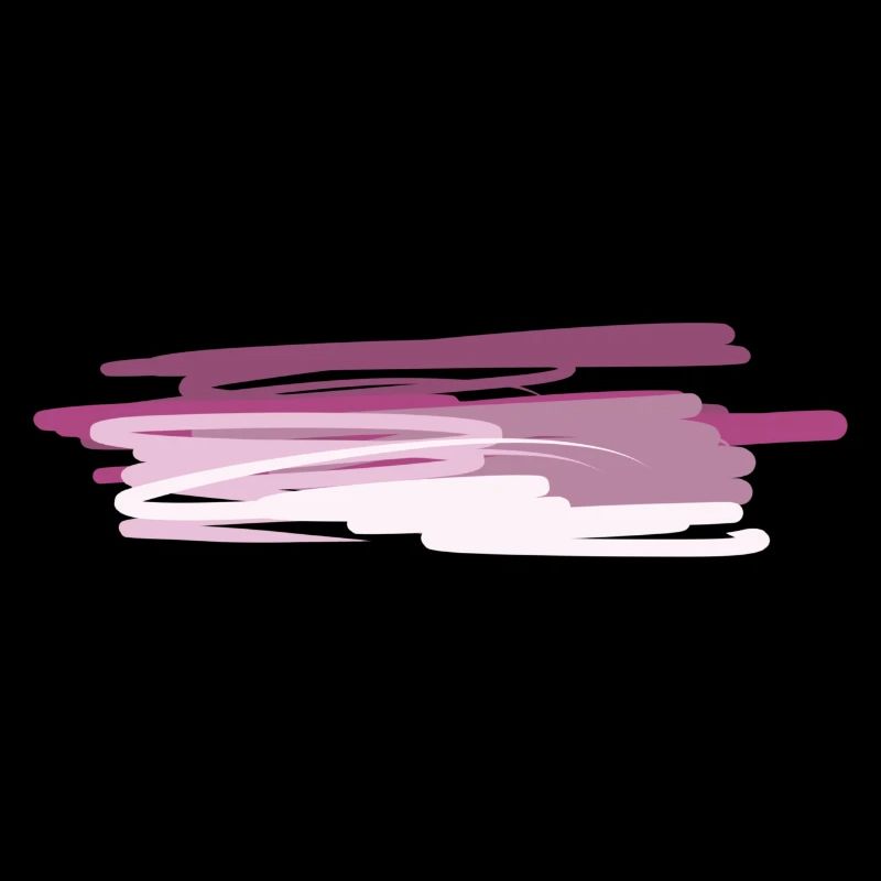 bottom line pink strokes bottom line