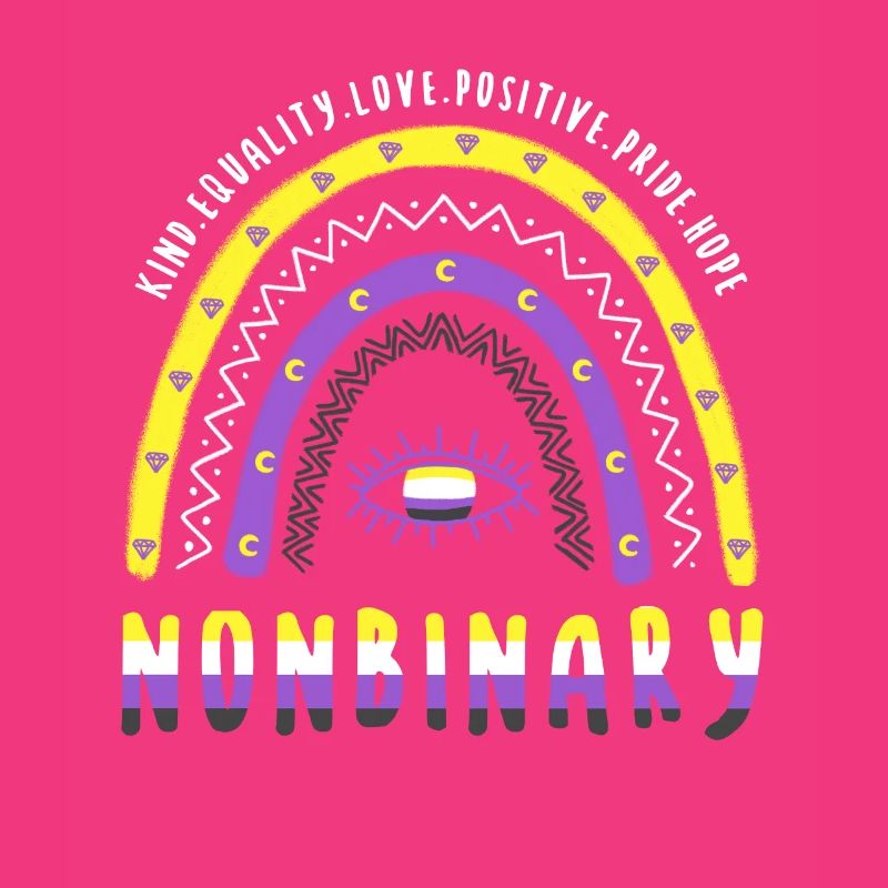 Boho Regenbogen Nonbinary