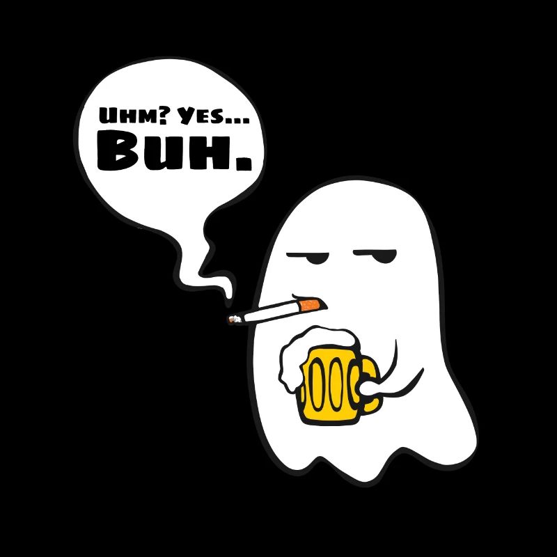 Halloween Tshirt - Buh Drunk Ghost