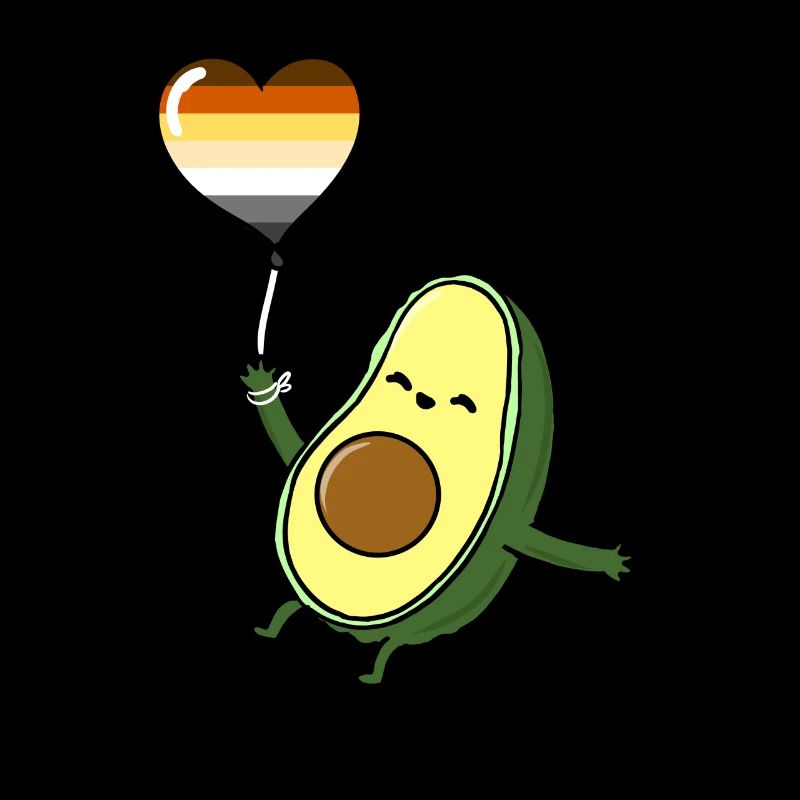Avocado Balloon Gay Bear