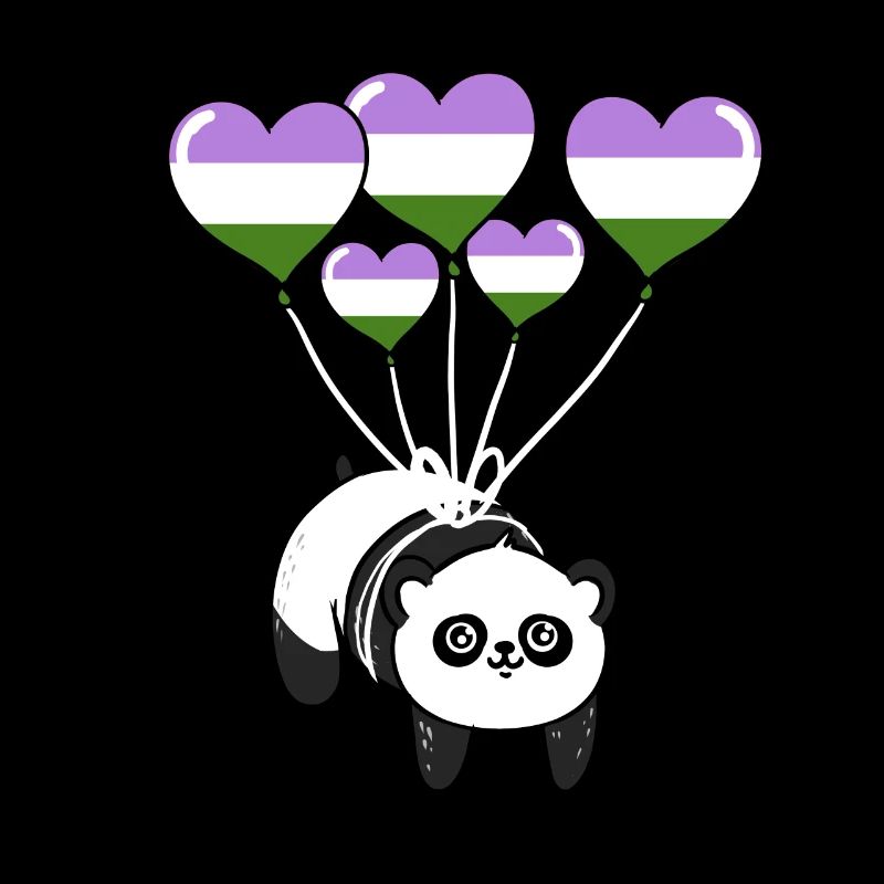 Panda Genderqueer Pride