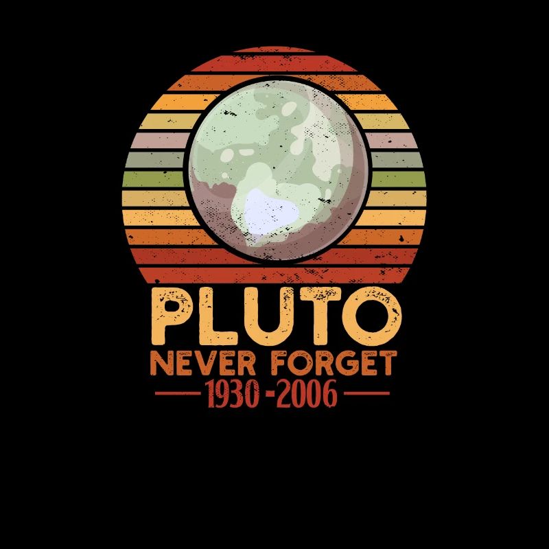 Sonnensystem Pluto Vergiss Niemals 30-06