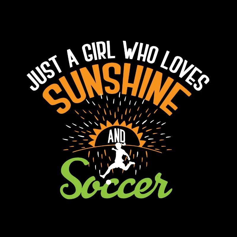 Fußball Nur Ein Mädchen, Das Den Sonnenschein