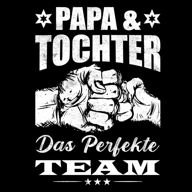 Papa und Tochter das perfekte Team Spruch