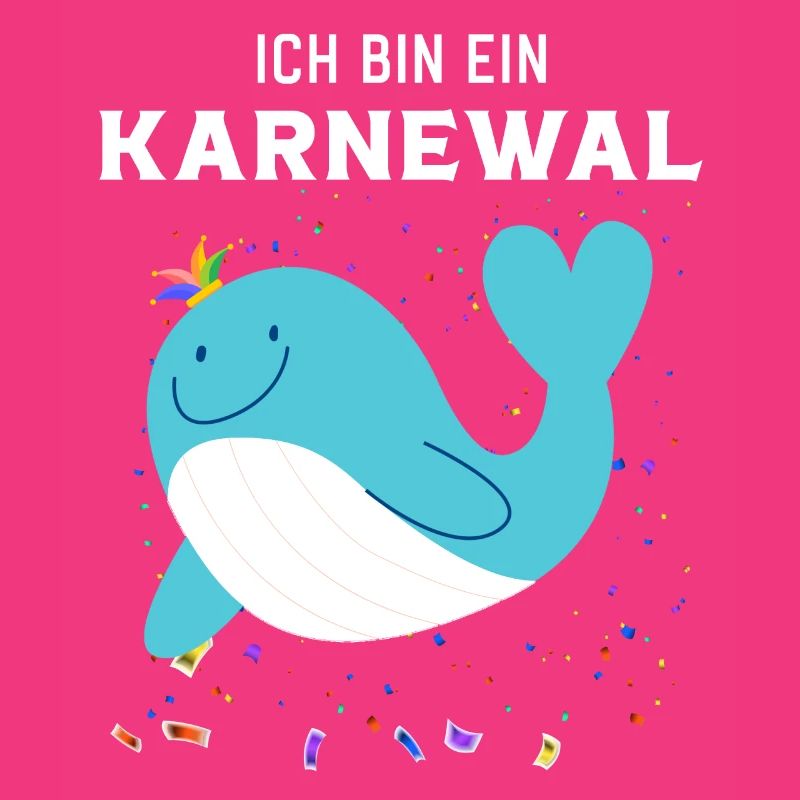 Ich bin ein Karnewal ein lustiger Karneval Wal