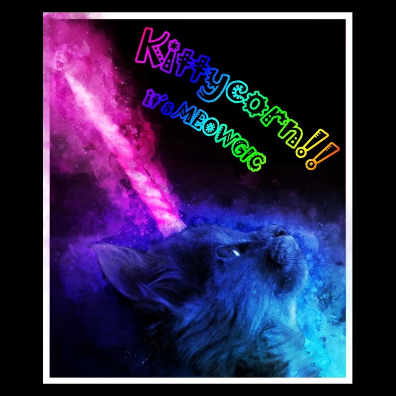 KITTYCORN, KATZE, EINHORN, FANTASY, Geschenk