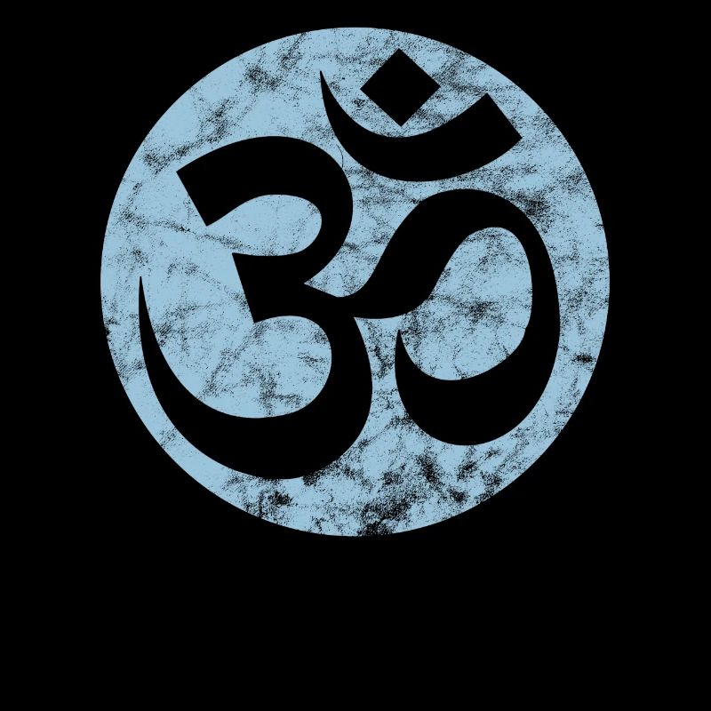 OM der Urklang Alles ist eins Hellblau